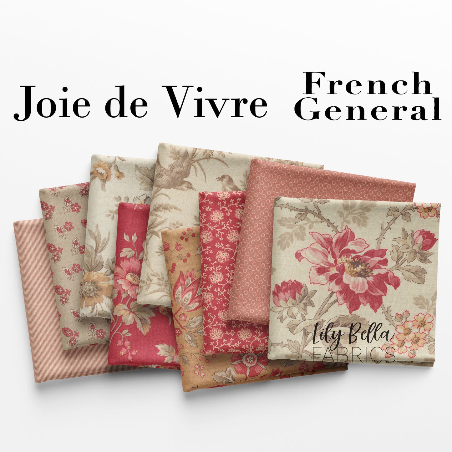 Joie de Vivre Layer Cake (42 pcs) by French General for Moda