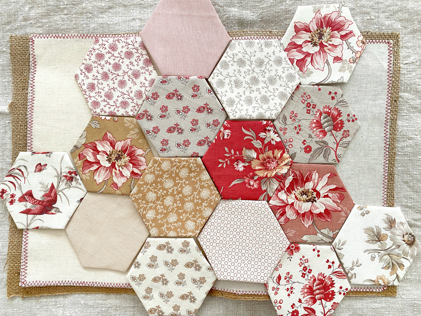 Joie de Vivre Fat Eighth Bundle (40 pcs) by French General for Moda