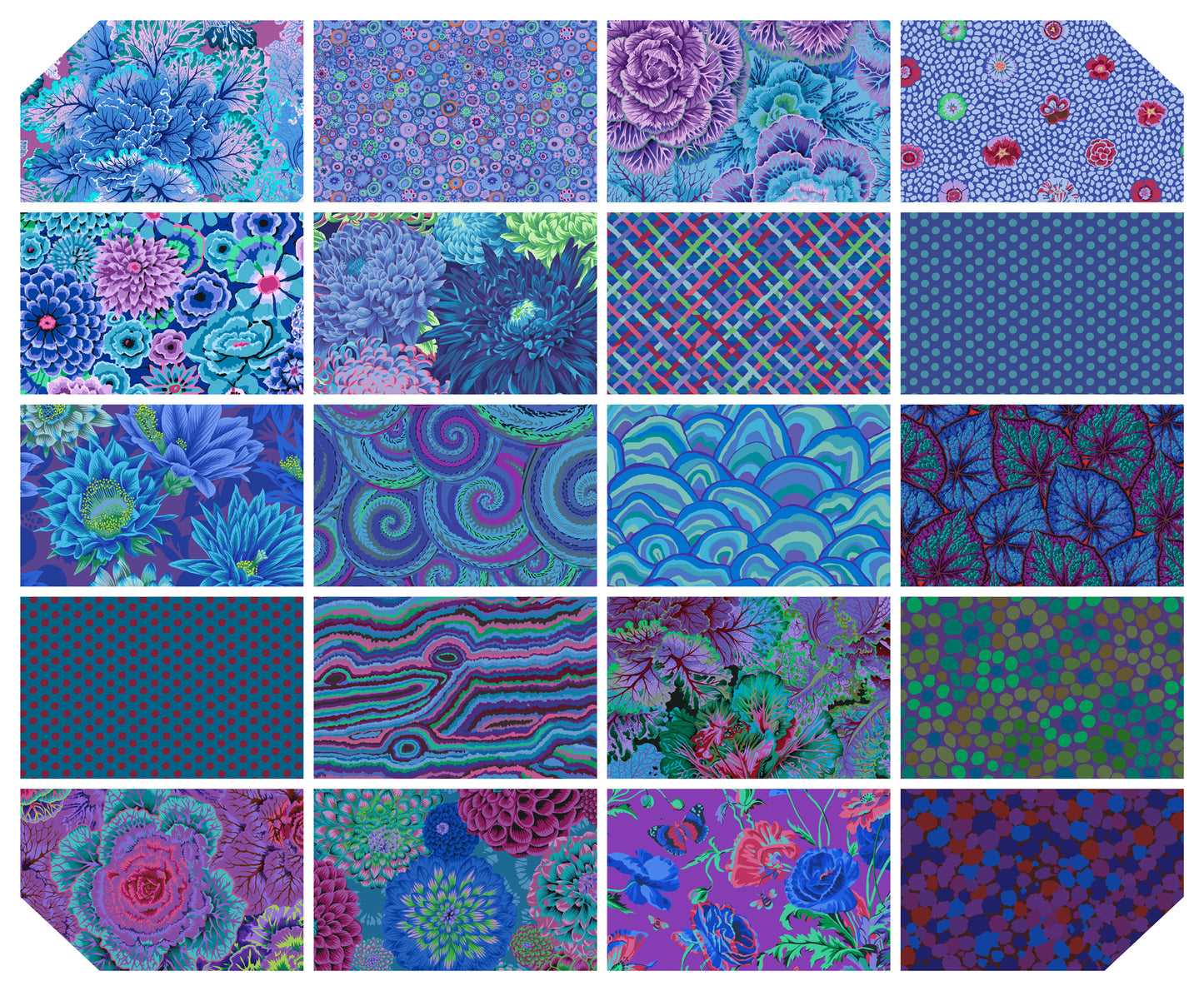 Classics Plus: Royal Fabric Collection by Kaffe Fassett Collective for FreeSpirit at Lily Bella Fabrics