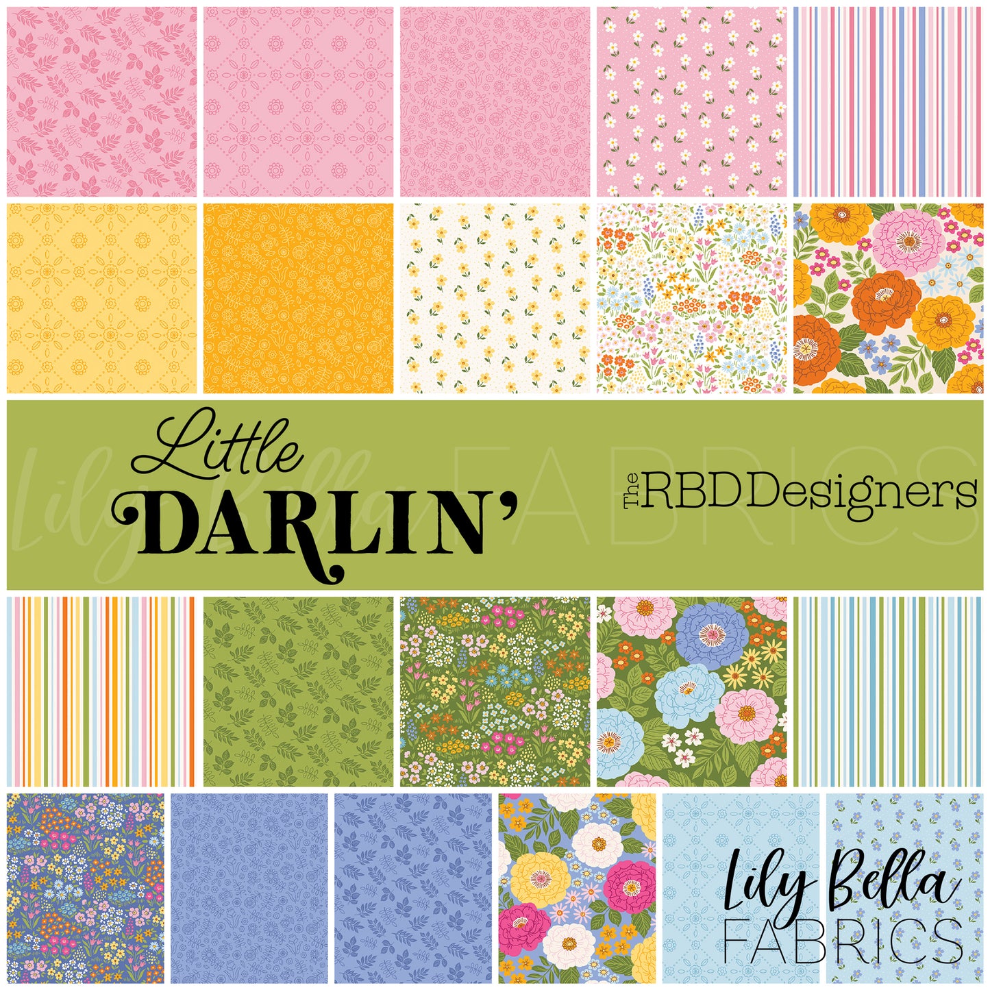 Little Darlin' 10 Inch Stacker (42 pcs) by The RBD Designers for Riley Blake Designs