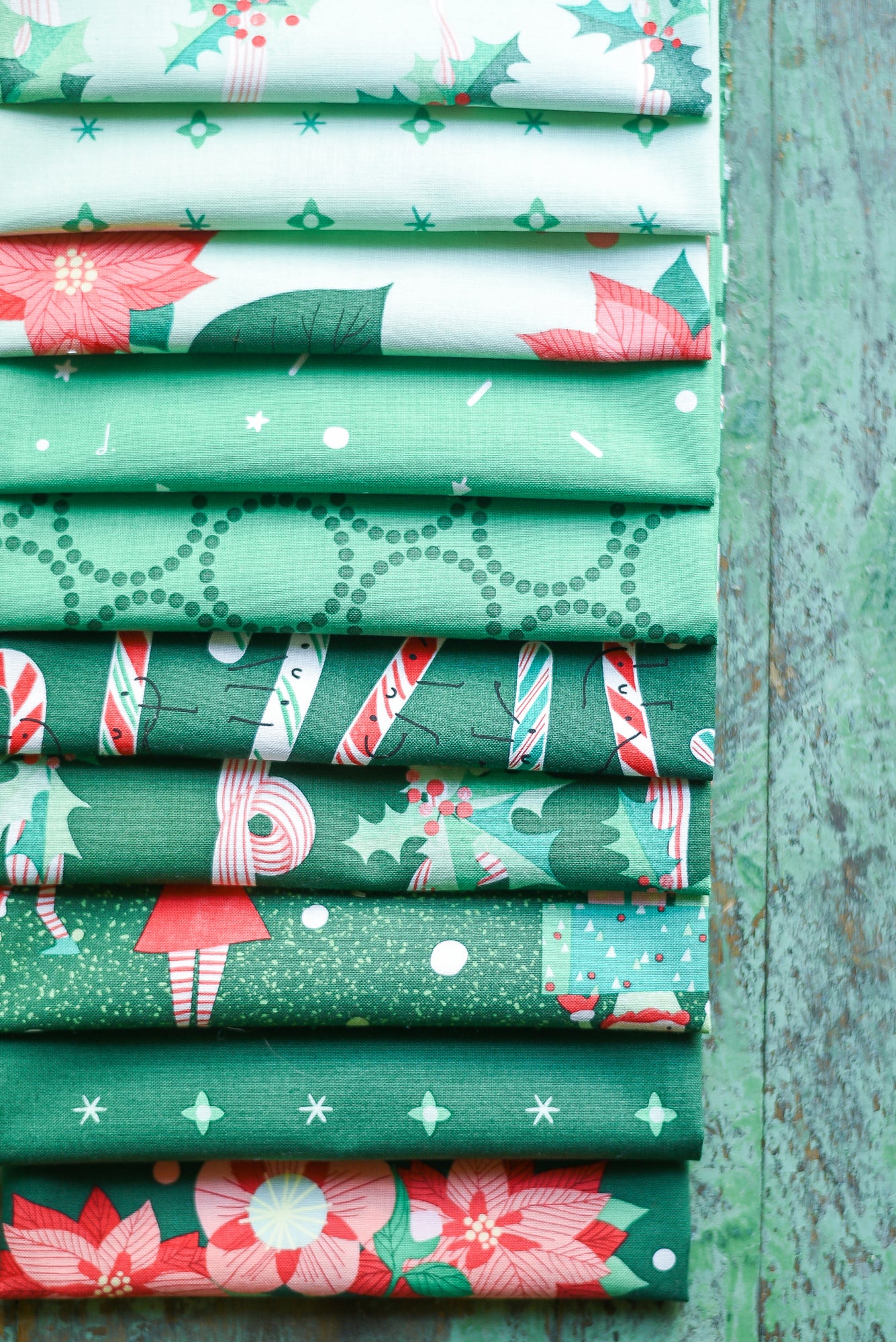 Tiny Christmas Fabric Collection by Lizzy House for Moda at Lily Bella Fabrics