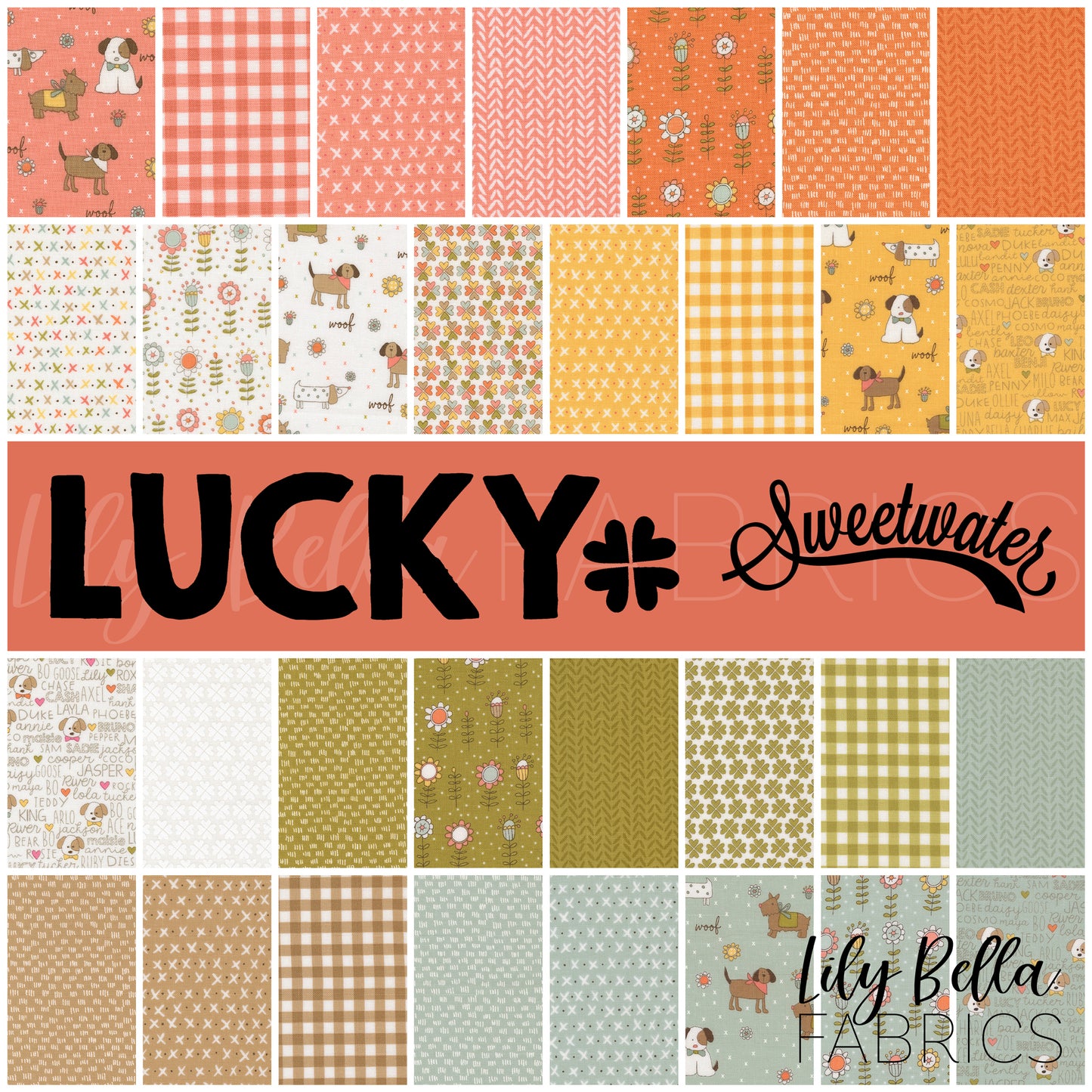 Lucky Layer Cake (42 pcs) by Sweetwater for Moda