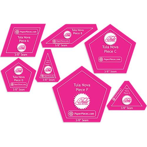 Nova Acrylic Templates Kit (7 pieces) by Tula Pink ACRTULANOVA)