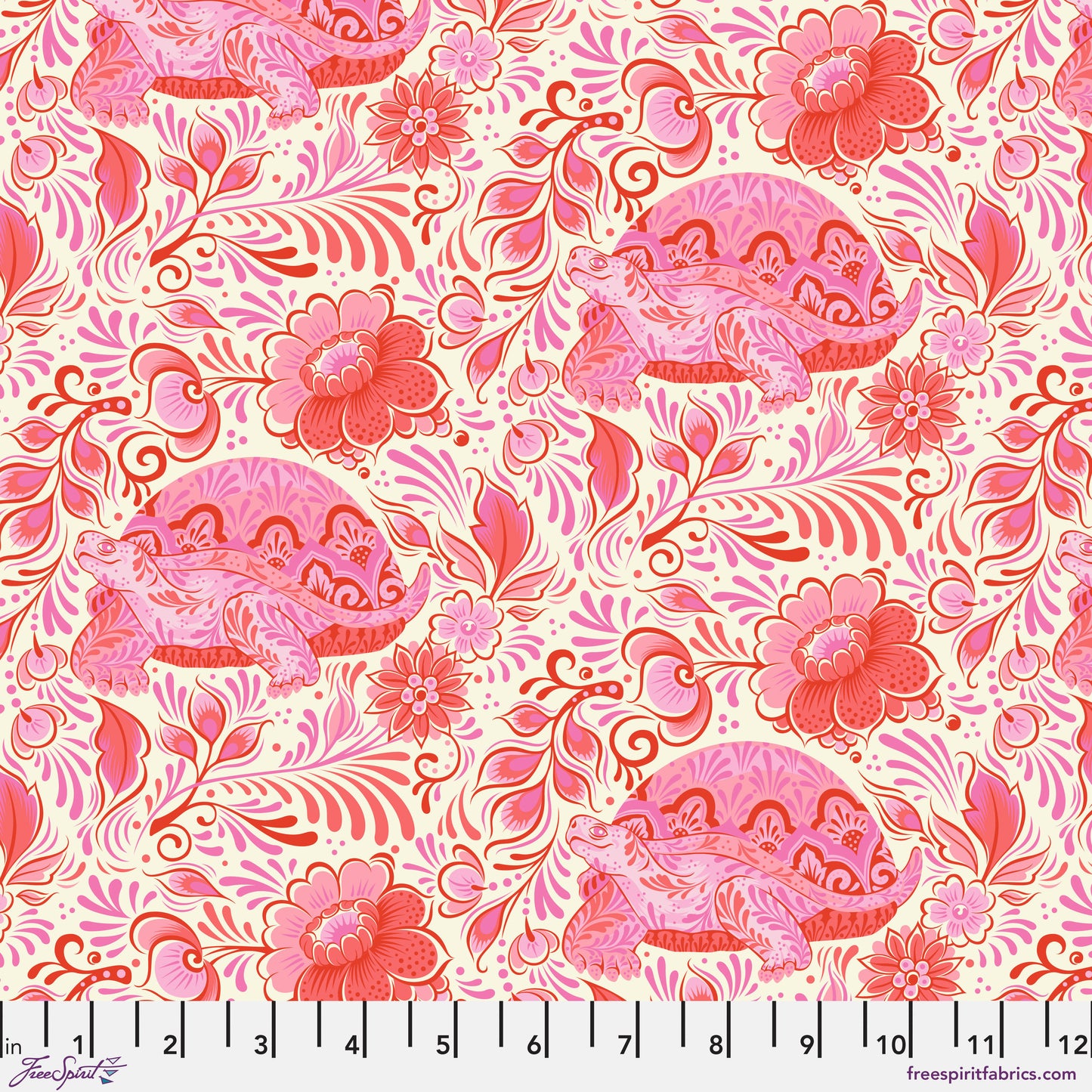 No Rush in Blossom - 1/2 yard - Besties by Tula Pink for FreeSpirit (PWTP216.BLOSSOM)