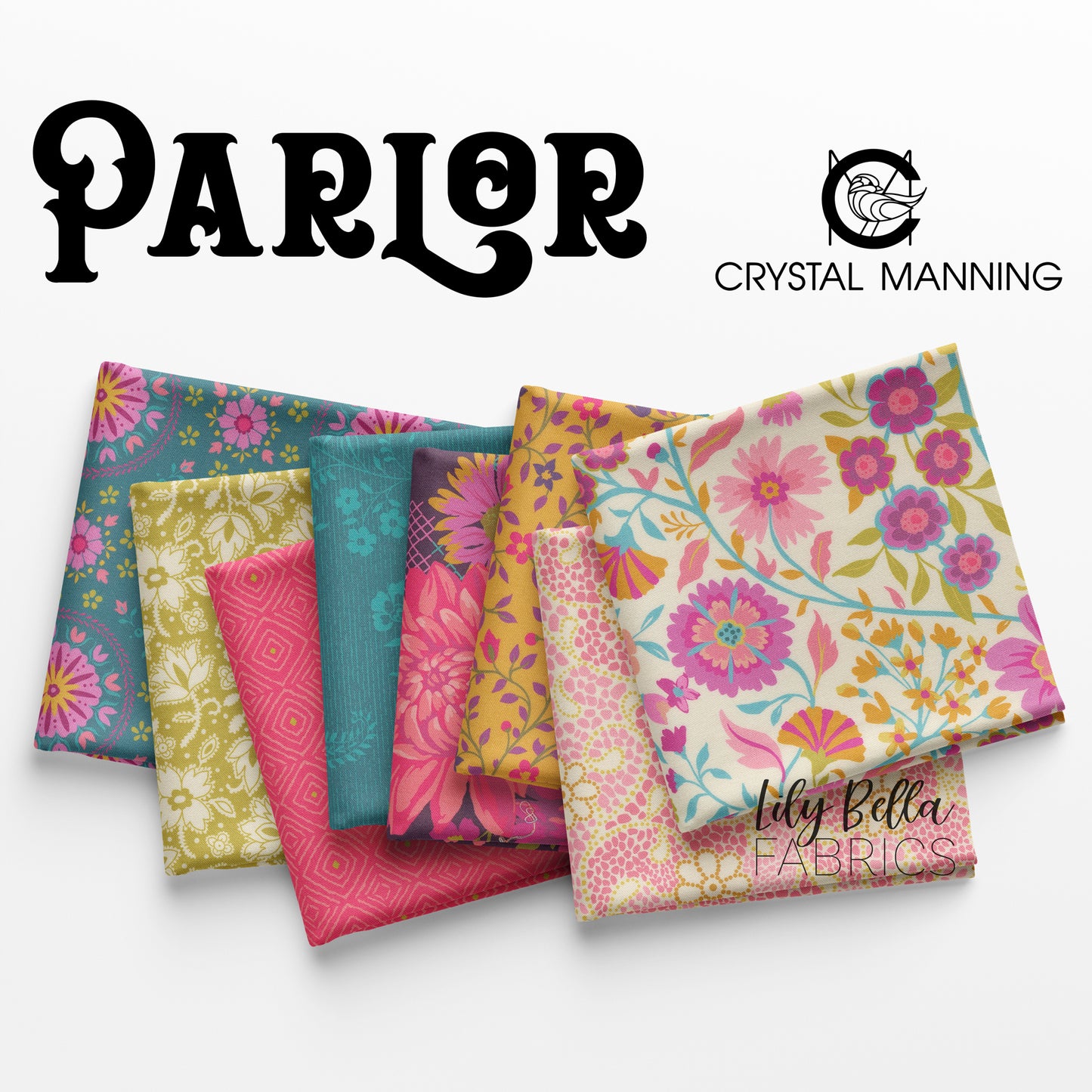 Parlor Jelly Roll (40 pcs) by Crystal Manning for Moda