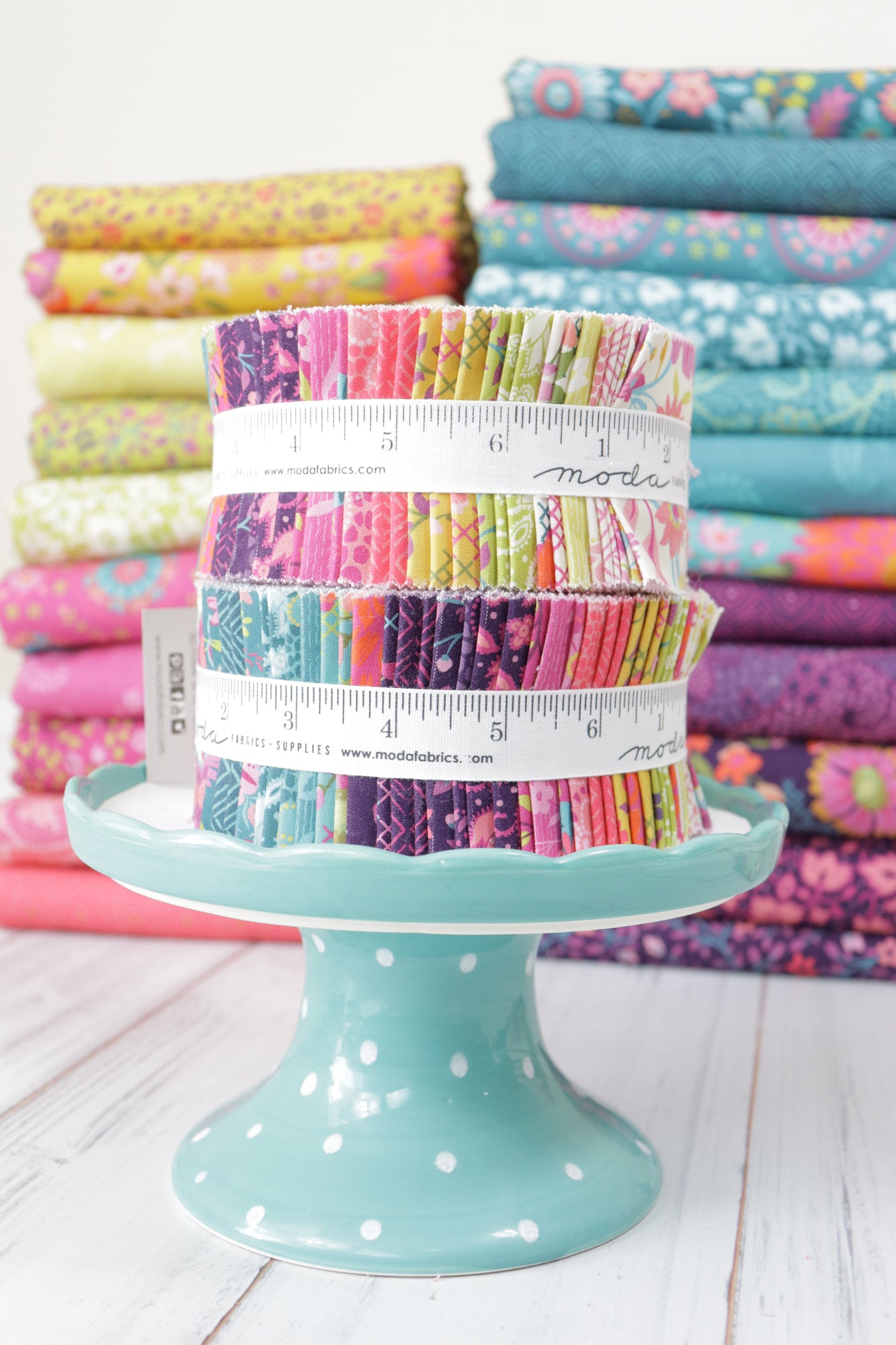 Parlor Jelly Roll (40 pcs) by Crystal Manning for Moda