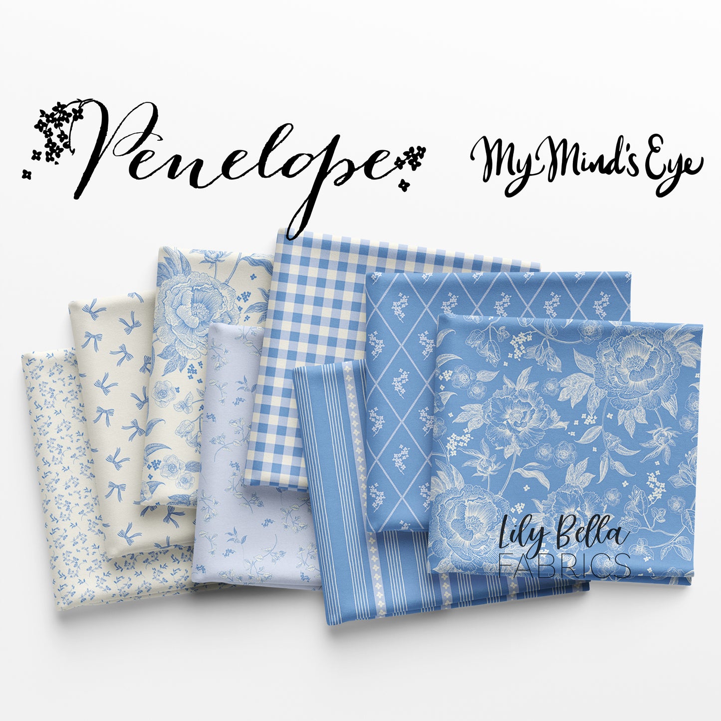 Penelope 10 Inch Stacker (42 pcs) by My Mind's Eye for Riley Blake