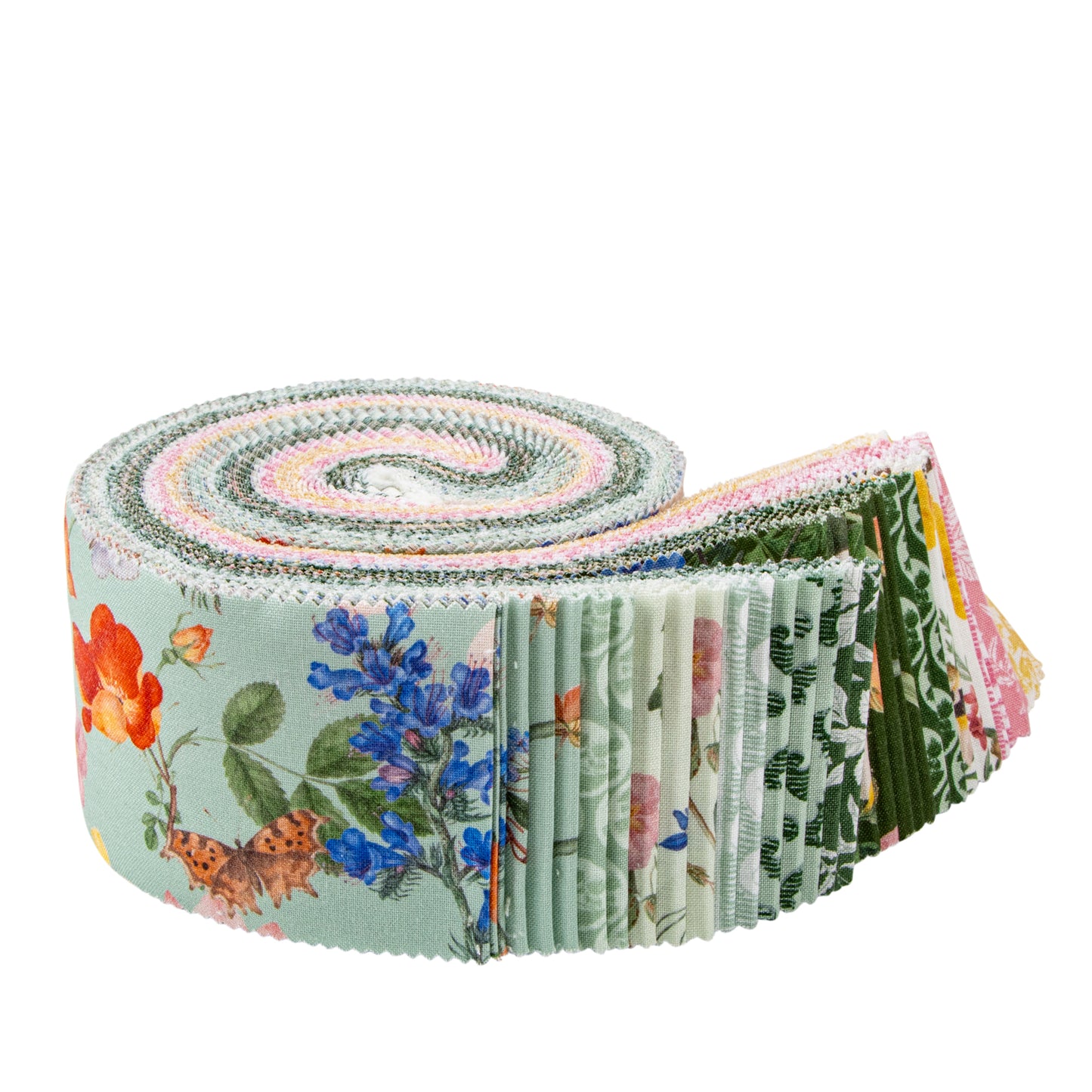 Nature's Portrait Rolie Polie (40 pieces) by The Royal Horticultural Society for Riley Blake Designs (RP-15670-40)