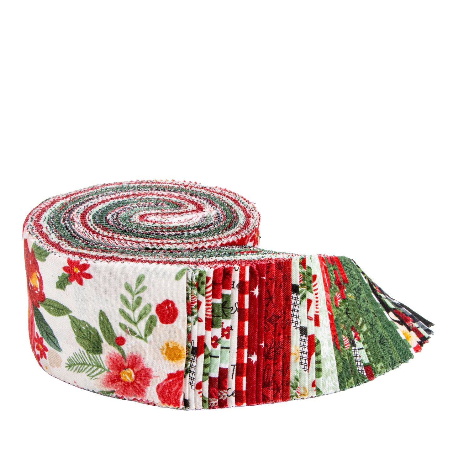 Charming Christmas Rolie Polie (40 pcs) by Kelsey Carlson for Riley Blake Designs
