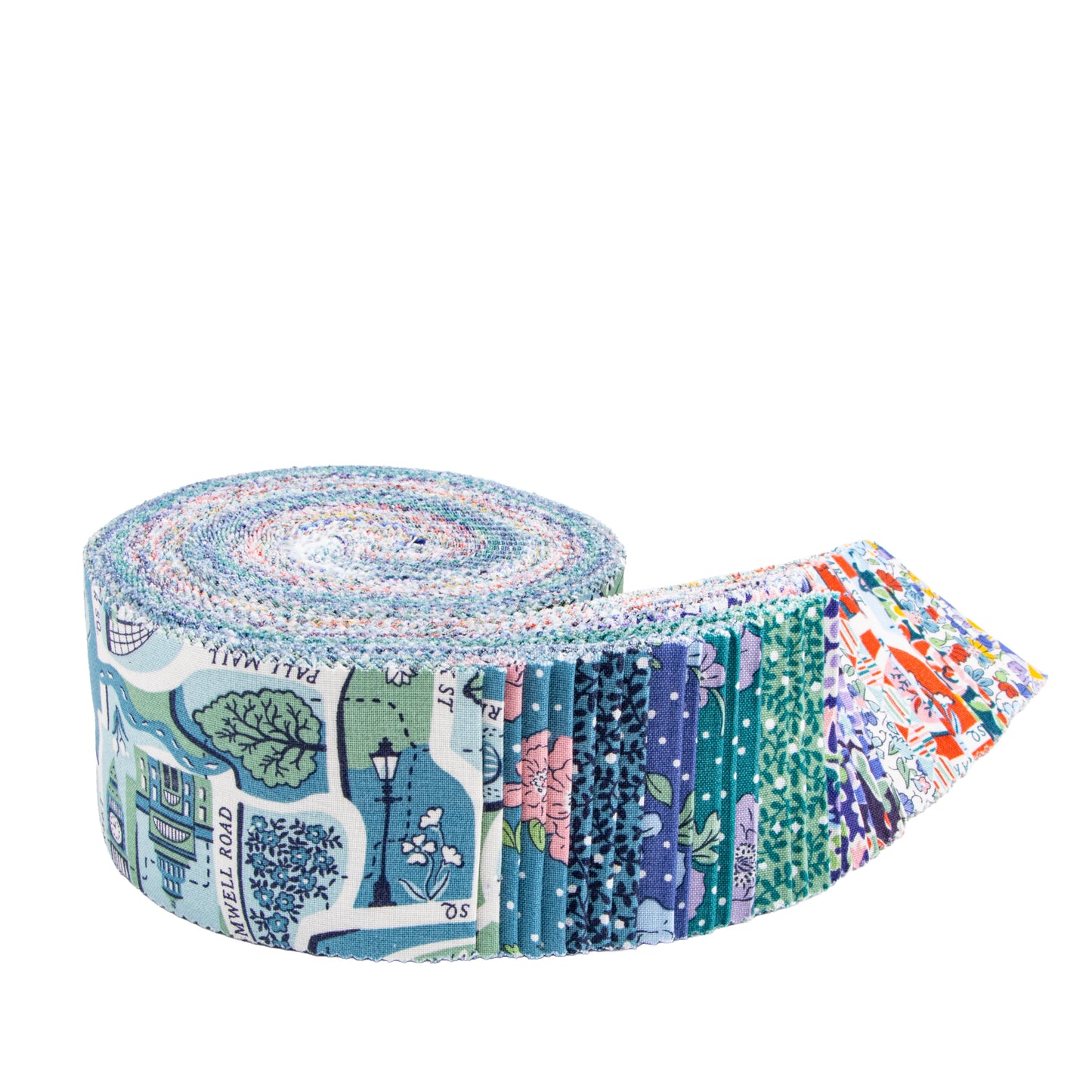 London Bouquet Rolie Polie (40 pcs) by Liberty Fabrics for Riley Blake Designs