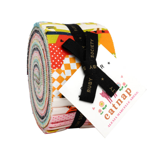 Catnap Jelly Roll (40 pieces) by Alexia Marcelle Abegg for Ruby Star Society (RS4130JR)