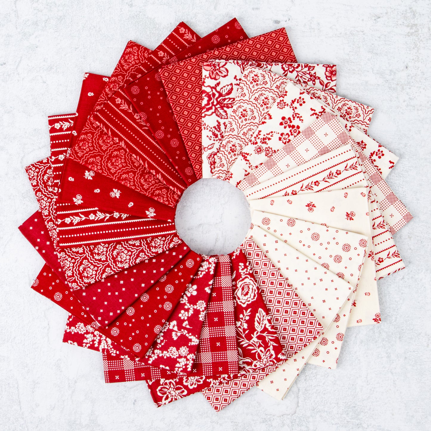 Red Delicious 10 Inch Stacker (42 pcs) by The RBD Designers for Riley Blake