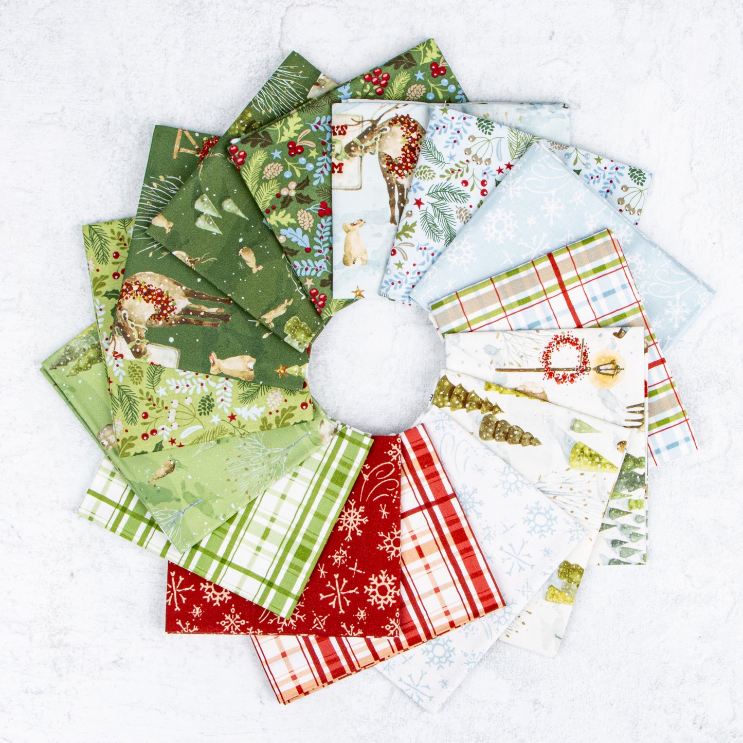 Santa's Tree Farm Rolie Polie (40 pcs) by Lisa Audit for Riley Blake Designs