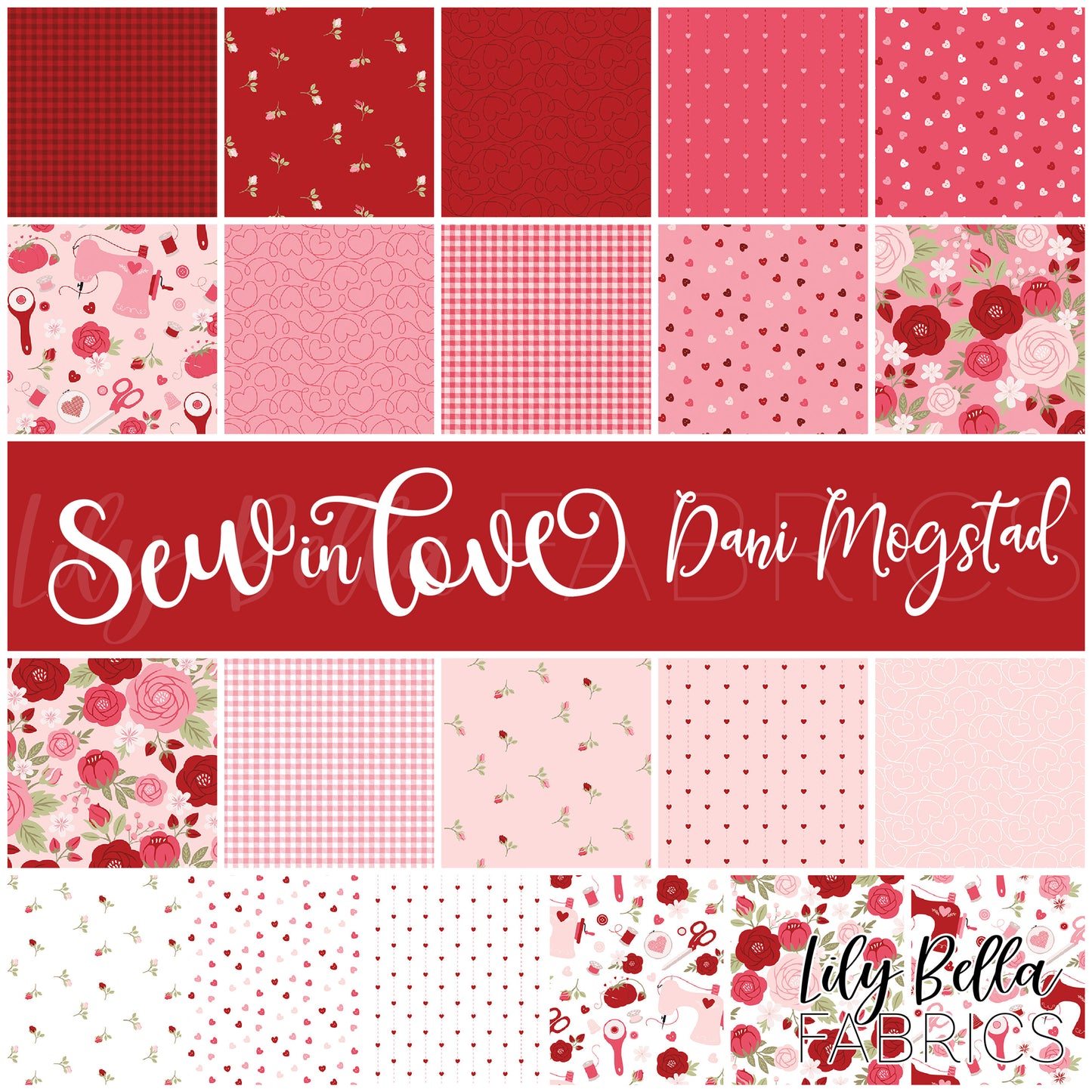 Sew in Love Rolie Polie (40 pcs) by Dani Mogstad for Riley Blake Designs
