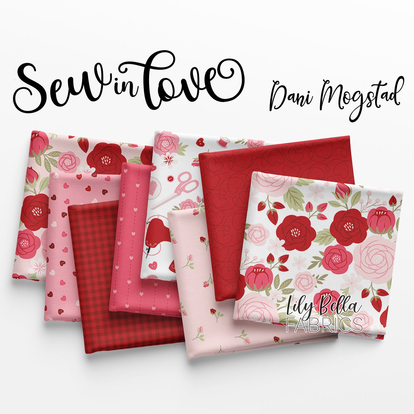 Sew in Love Fat Quarter Bundle (21 pcs) by Dani Mogstad for Riley Blake Designs
