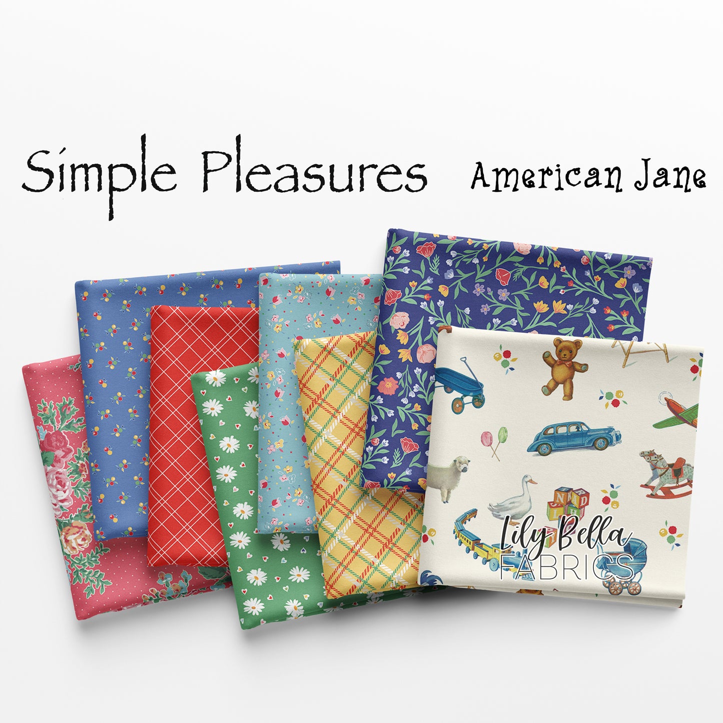 Simple Pleasures Fat Quarter Bundle (26 pcs) by American Jane for Riley Blake Designs