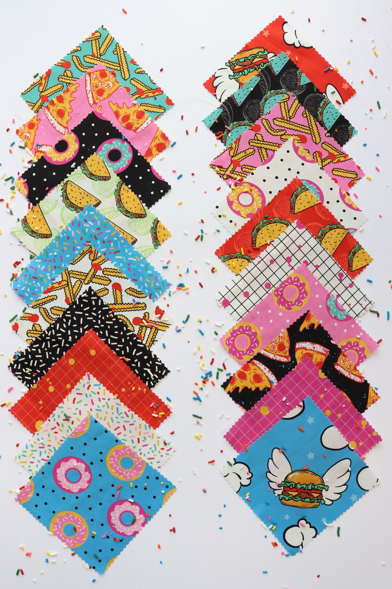 Snack Shack Jelly Roll (40 pcs) by Crystal Manning for Moda