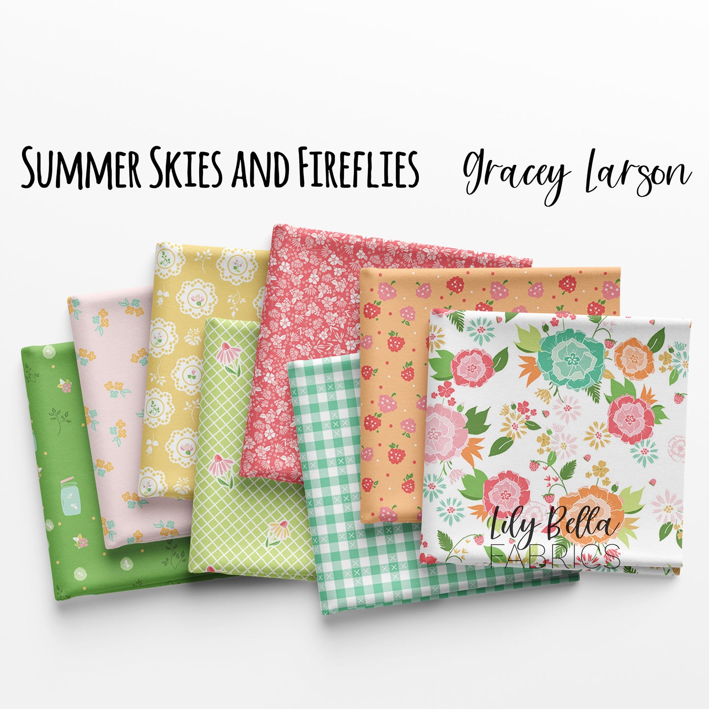 Summer Skies and Fireflies 10 Inch Stacker (42 pcs) by Gracey Larson for Riley Blake