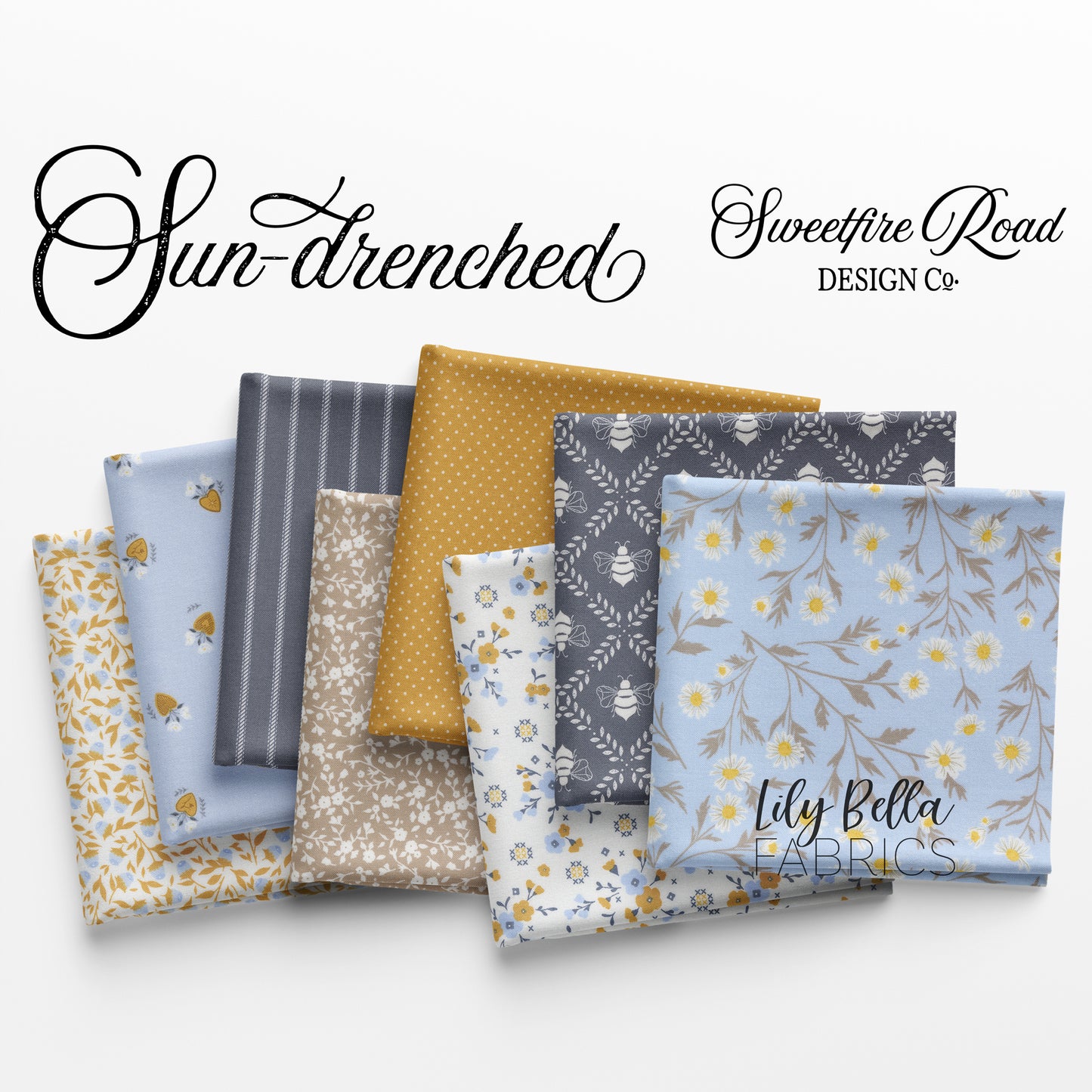Sun-Drenched Fat Quarter Bundle (31 pcs) by Sweetfire Road Design Co. for Moda