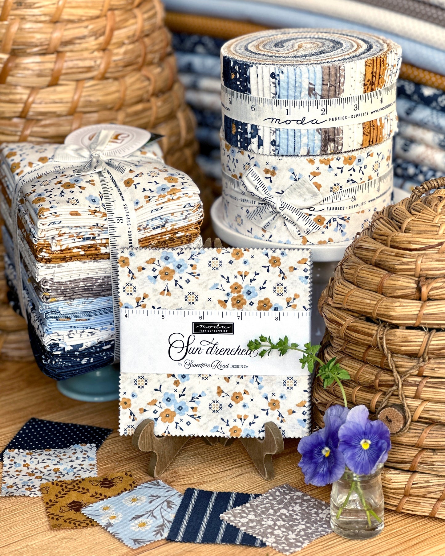 Sun-Drenched Layer Cake (42 pcs) by Sweetfire Road Design Co. for Moda