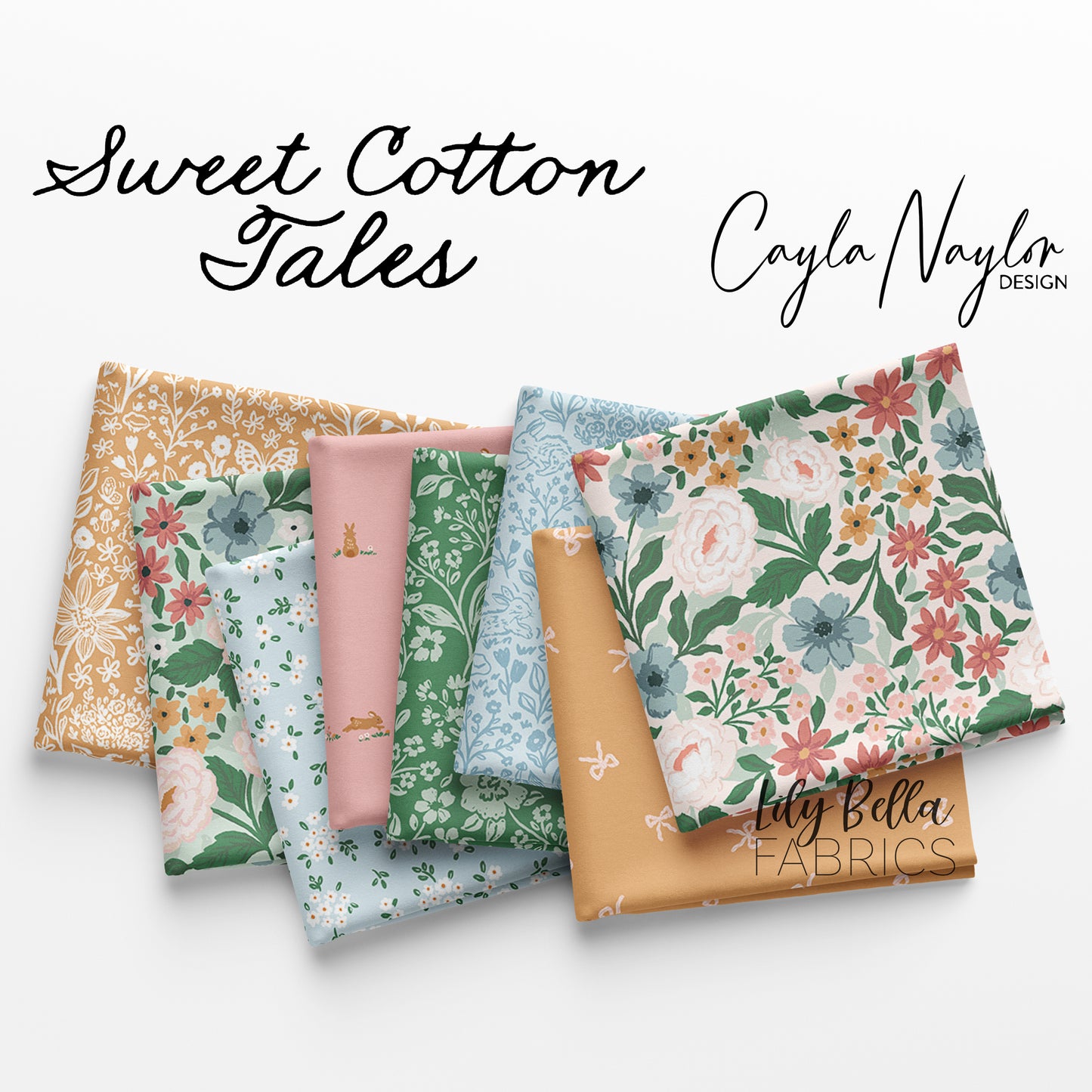 Sweet Cotton Tales 10 Inch Stacker (42 pcs) by Cayla Naylor Design for Riley Blake Designs