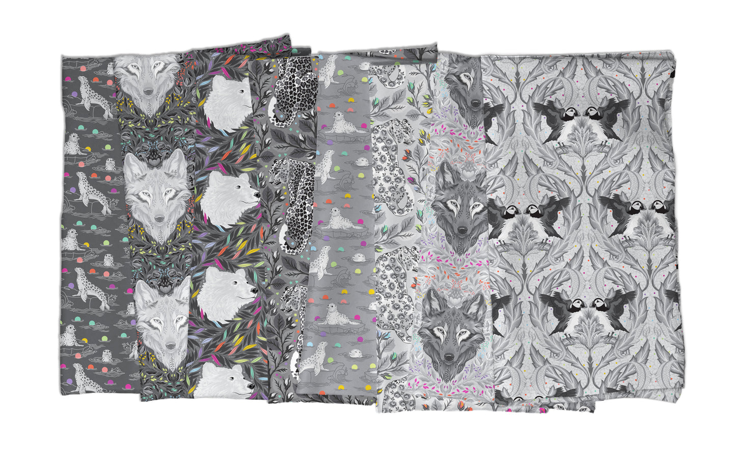 Graywork Fabric Collection by Tula Pink for FreeSpirit at Lily Bella Fabrics