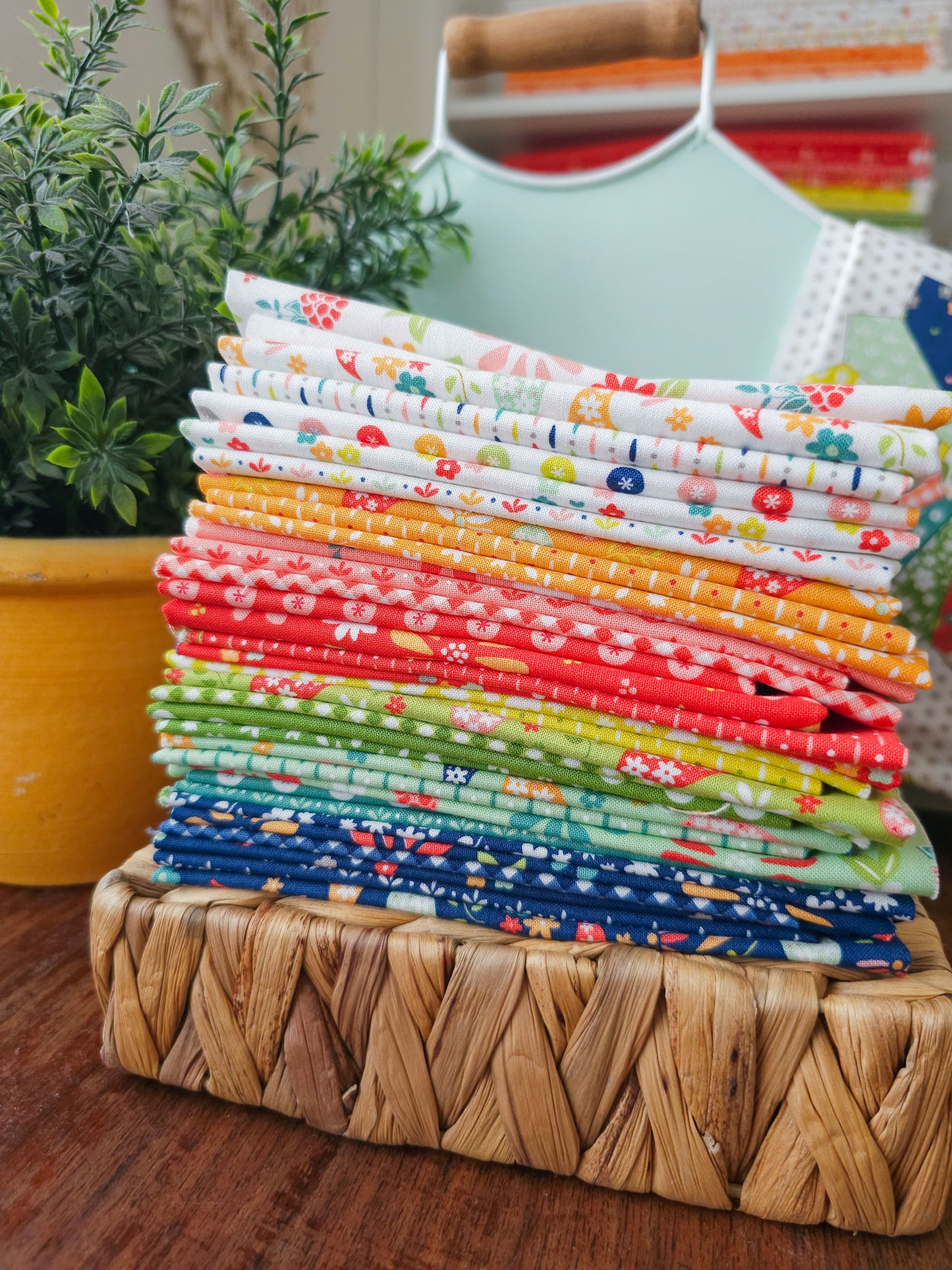 Raspberry Summer Fat Quarter Bundle (34 pieces) by Sherri and Chelsi for Moda (37690AB)