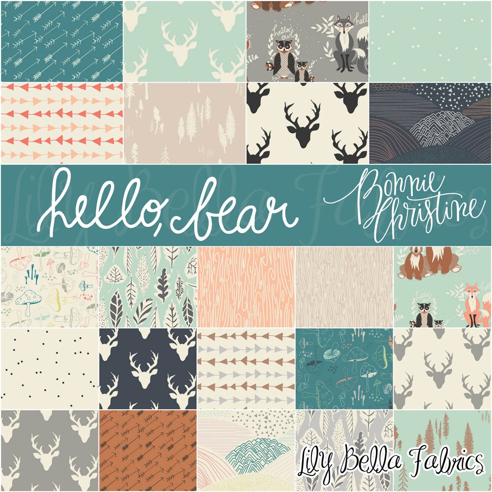 Firefly in Sigh - 1/2 yard - Hello Bear by Bonnie Christine for Art Gallery Fabrics (HBR-4433)