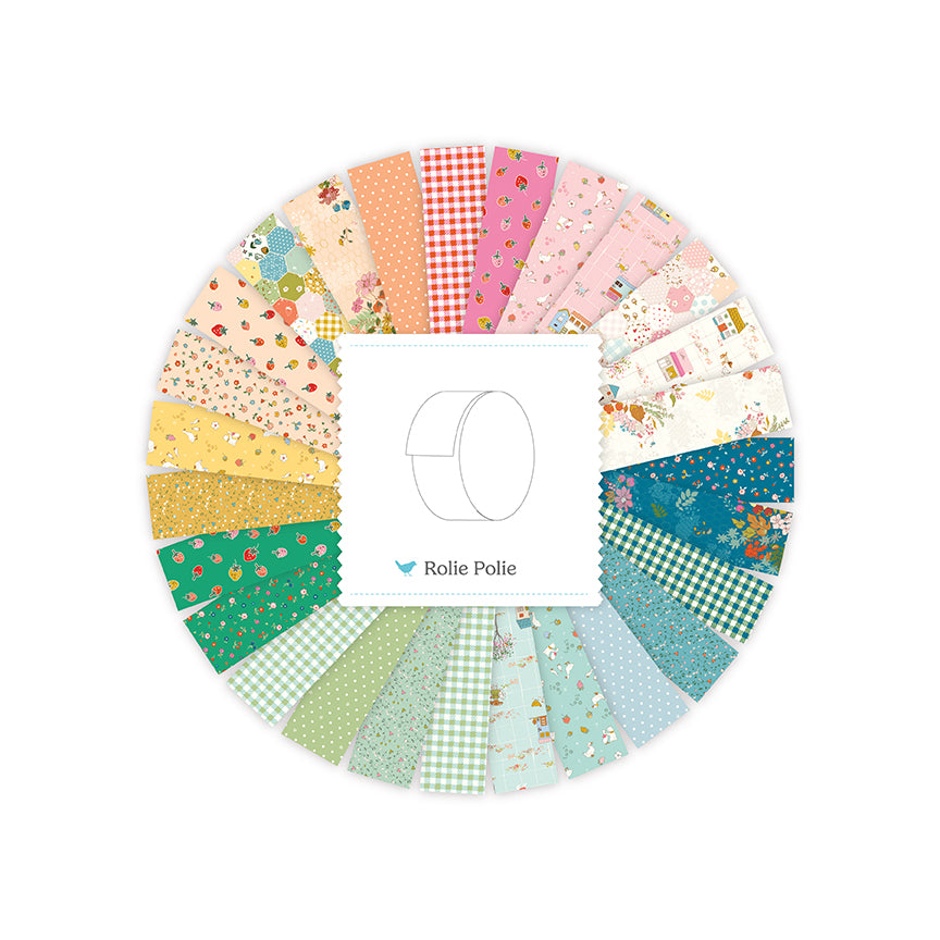 Ashmere Rolie Polie (40 pieces) by Minki Kim for Riley Blake Designs (RP-18890-40)