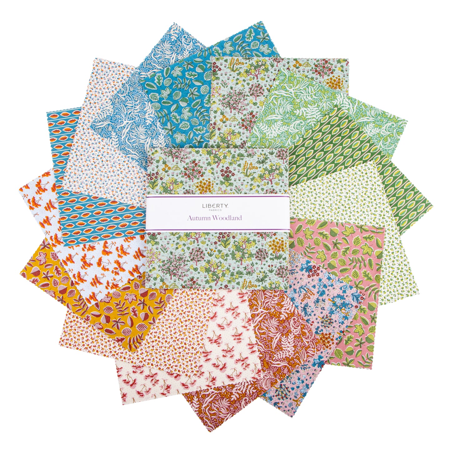 Autumn Woodland 10 Inch Stacker (42 pieces) by Liberty Fabrics for Riley Blake Designs (10-LAUTUMN-42)