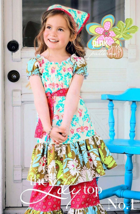 The Lily Top - Sewing Pattern - Pink Fig Patterns