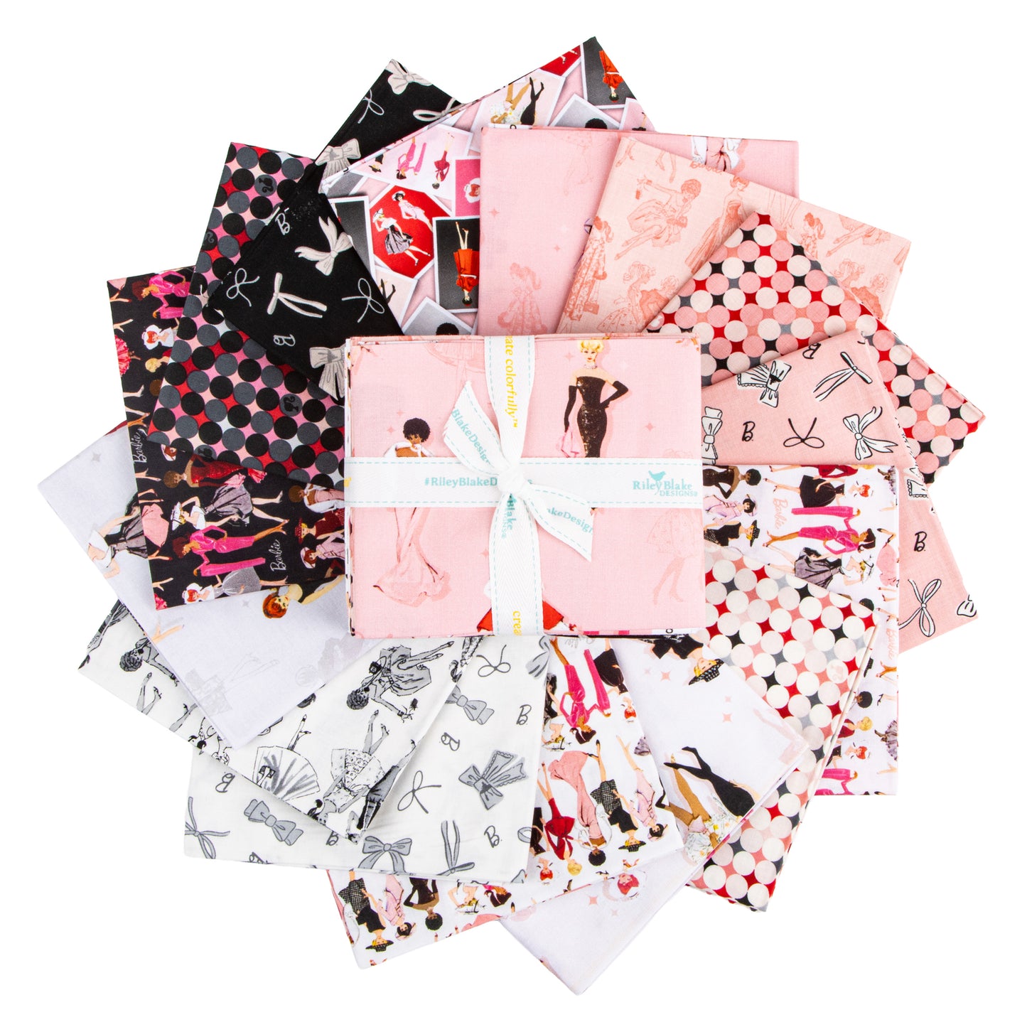 Barbie™ Vintage Fat Quarter Bundle (15 pieces) for Riley Blake Designs (FQ-16890-15)