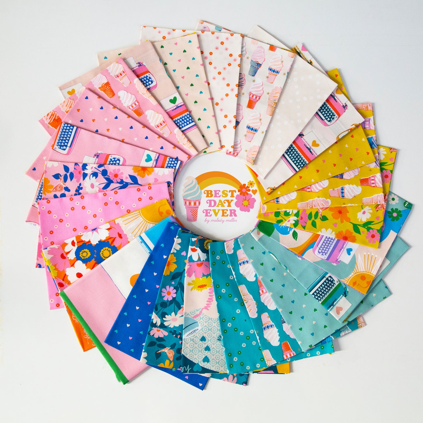 Best Day Ever Layer Cake (42 pcs) by Melody Miller for Ruby Star Society