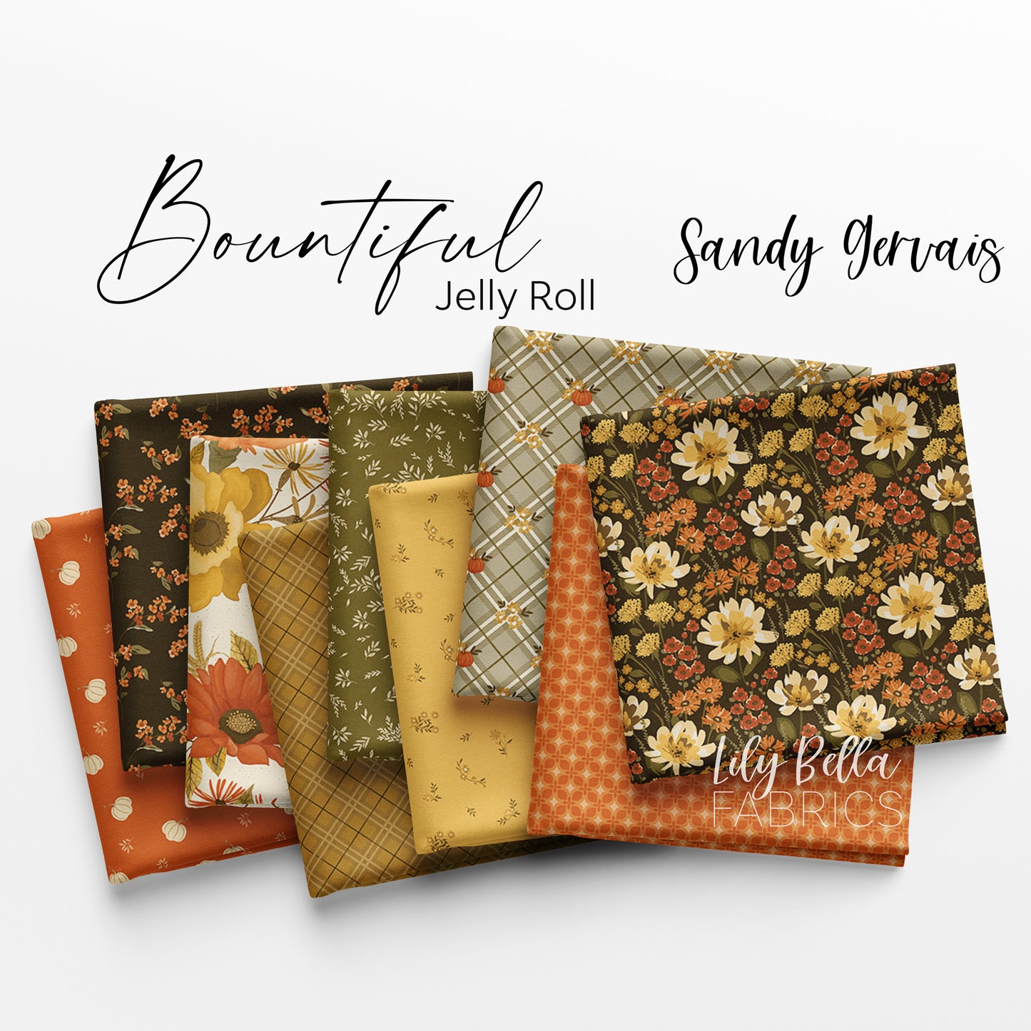 Bountiful Rolie Polie (40 pieces) by Sandy Gervais for Riley Blake Designs (RP-17860-40)