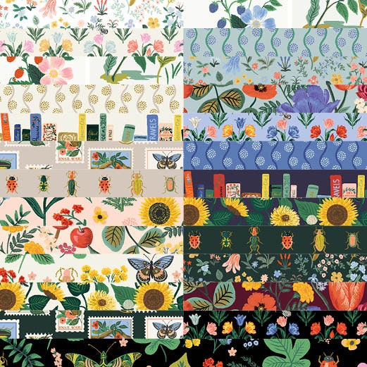 Curio Fabric Collection by Rifle Paper Co. for Cotton+Steel at Lily Bella Fabrics