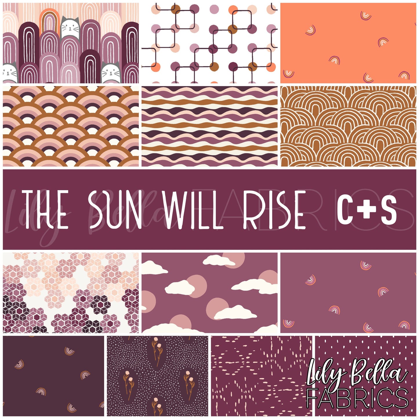 The Sun Will Rise Jelly Roll (40 pcs) by Cotton and Steel House Designer for Cotton and Steel