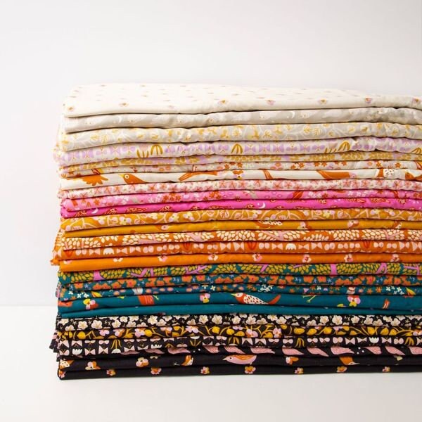 Bird is the Word Layer Cake (42 pcs) by Kimberly Kight for Ruby Star Society