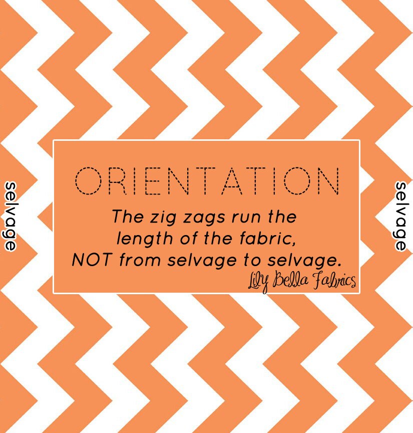 Large Chevron in Orange - 1/2 yard - Chevron Cottons by The RBD Designers for Riley Blake Designs (C330-60)