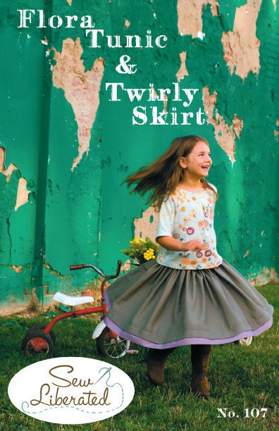 Flora Tunic & Twirly Skirt - Sewing Pattern - Sew Liberated