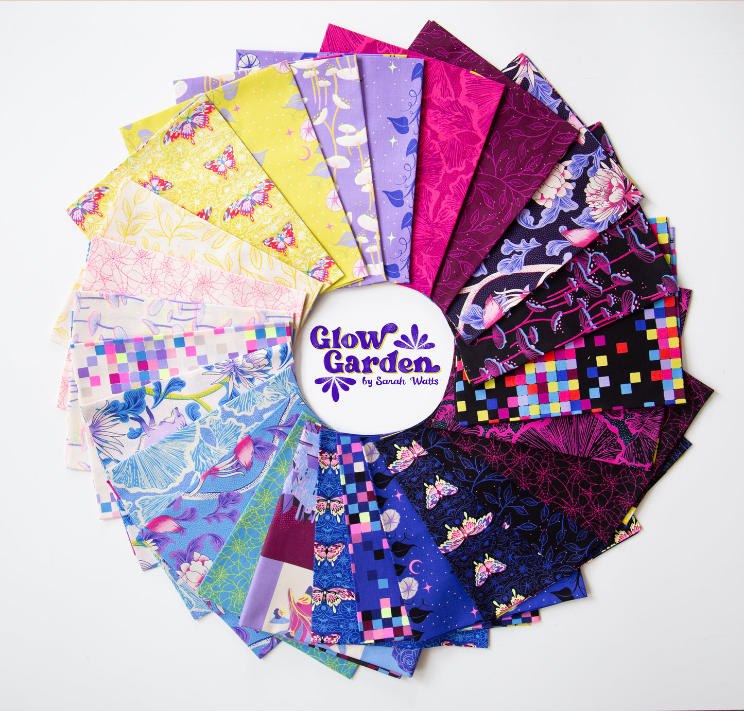 Glow Garden Fat Quarter Bundle (25 pcs) by Sarah Watts for Ruby Star Society