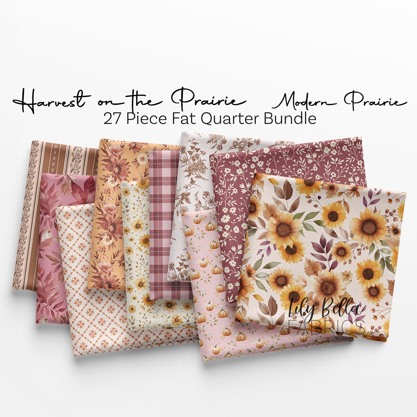Harvest on the Prairie Fat Quarter Bundle (27 pieces) by Modern Prairie for Riley Blake Designs (FQ-18280-27)