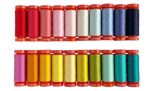 Besties Thread Kit (20 small spools) by Tula Pink for Aurifil (TP50BC20)