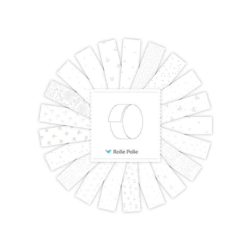 Lights On 3 Rolie Polie (40 pieces) by Assorted RBD Designers for Riley Blake Designs (RP-18700-40)