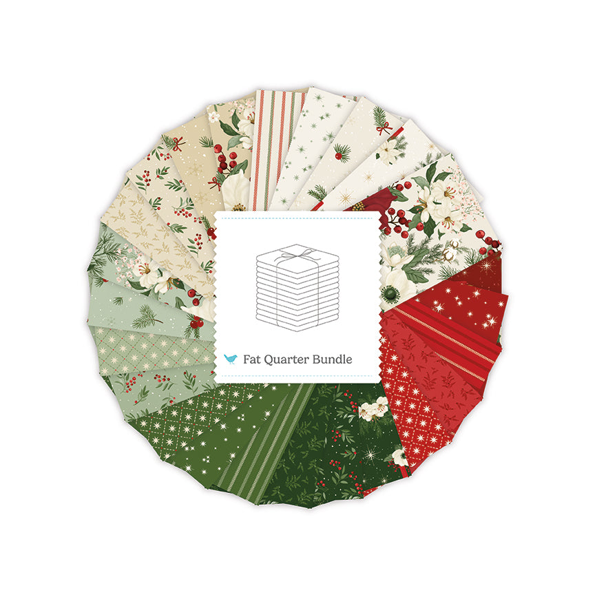 Peace on Earth Fat Quarter Bundle (24 pieces) by Sandy Gervais for Riley Blake Designs (FQ-19190-24)