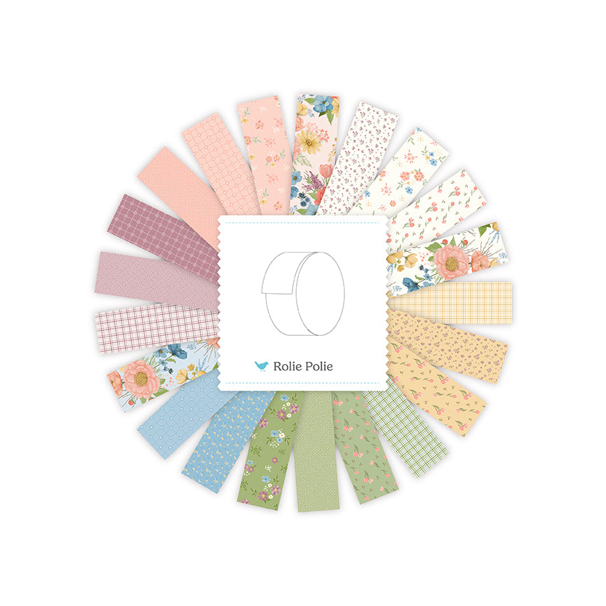 Promise of Spring Rolie Polie (40 pieces) by Sandy Gervais for Riley Blake Designs (RP-18770-40)