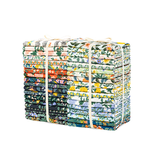 Bramble Fat Quarter Bundle (36 pcs) by Rifle Paper Co. for Cotton and Steel