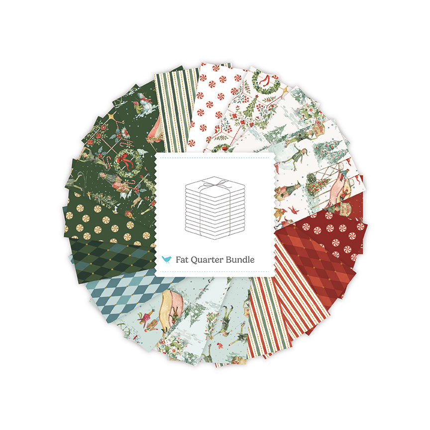 Santa's Fair Fat Quarter Bundle (19 pieces) by Lisa Audit for Riley Blake Designs (FQ-19200-19)