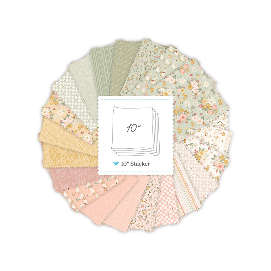 Silly Goose 10 Inch Stacker (42 pieces) by Echo Park Paper Co. for Riley Blake Designs (10-19210-42)