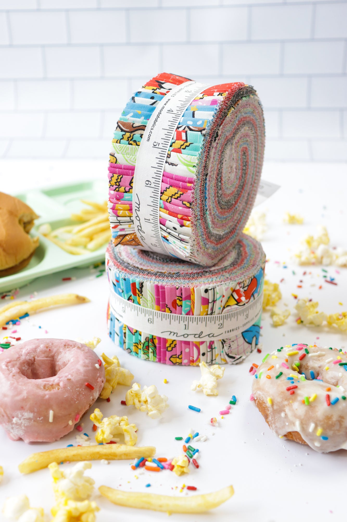 Snack Shack Jelly Roll (40 pcs) by Crystal Manning for Moda