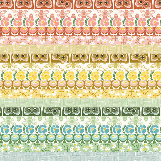 Sweet Floral Scent Jelly Roll (40 pieces) by Loes Van Oosten for Cotton+Steel (LV800P-2.5S)